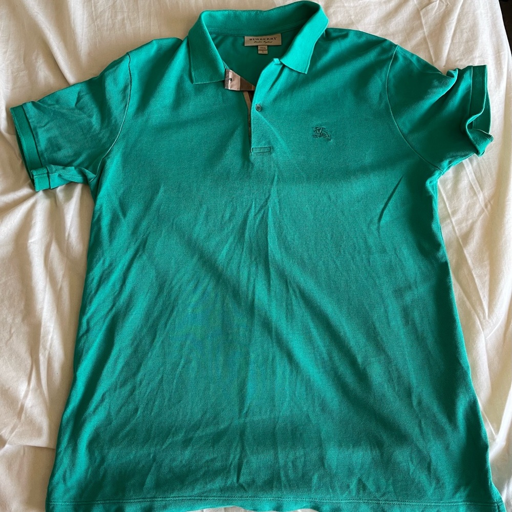 Burberry Oxford Cotton Pique Polo Shirt